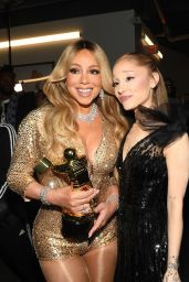 Mariah Carey - Unveils Golden Look at VMAs