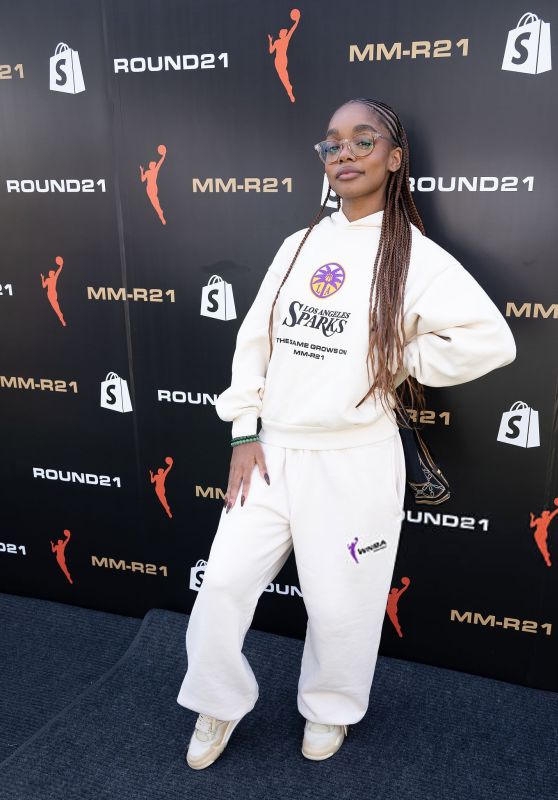 Marsai Martin Embodies Creamy Comfort At Round21 Shopify Launch