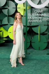Michelle Monaghan Masters CNMI Awards 2025 In Pleated Sage Chiffon Gown