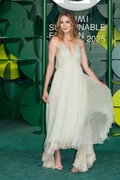 Michelle Monaghan Masters CNMI Awards 2025 In Pleated Sage Chiffon Gown