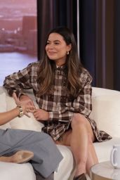 Miranda Cosgrove Employs The Drew Barrymore Show Crystal Plaid