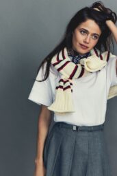 Molly Gordon Champions J Crew Shoot in Varsity Poise