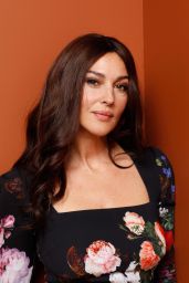 Monica Bellucci Embodies TIFF Floral Square-Neck Editorial