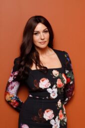 Monica Bellucci Embodies TIFF Floral Square-Neck Editorial