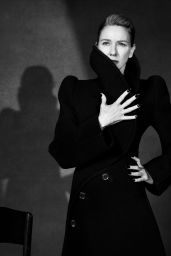 Naomi Watts Embodies Vogue Greece Neo-Gothic Sculptures