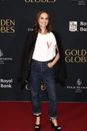 Natalie Portman Attends Golden Globes Party in Toronto – Denim Defiance Meets Red Carpet Ease