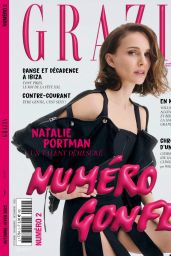 Natalie Portman Commands Grazia France With Tailored Parisian Power