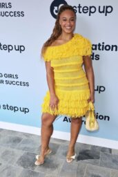 Nia Sioux Embraces a Yellow Fringe Mini-Dress for Step Up 2025