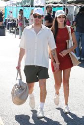 Nina Dobrev Debuts Red Hot Los Angeles Street Style