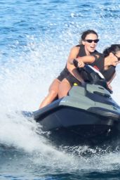 Nina Dobrev Embodies Italian Yacht Chic in Sleek Swimwear