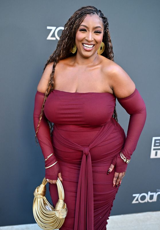 Nzinga Imani Rich Red Carpet Look