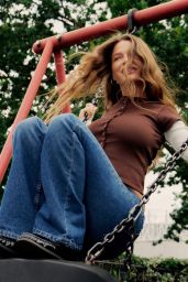 Olga Obumova Champions Motel Jeans in Sculptural Denim Ease