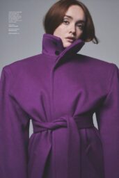 Olivia Cooke’s Purple Reign: A Saint Laurent Statement in London