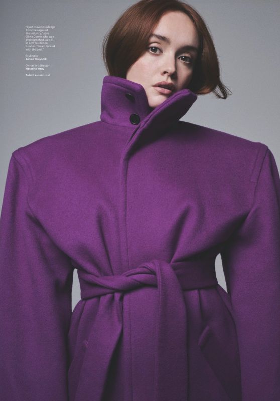Olivia Cooke’s Purple Reign: A Saint Laurent Statement in London