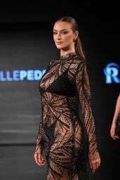 Rachel Pizzolato Walks Art Hearts Fashion NYFW in Starburst Noir