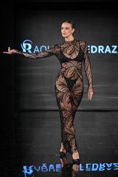 Rachel Pizzolato Walks Art Hearts Fashion NYFW in Starburst Noir