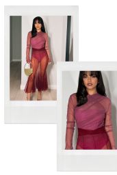 Rachel Zegler Champions Sheer Ethereal Texture In Nensi Dojaka For Stage Debut Awards