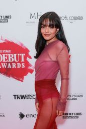 Rachel Zegler Debuts Sheer Tulle Gown At The Stage Debut Awards