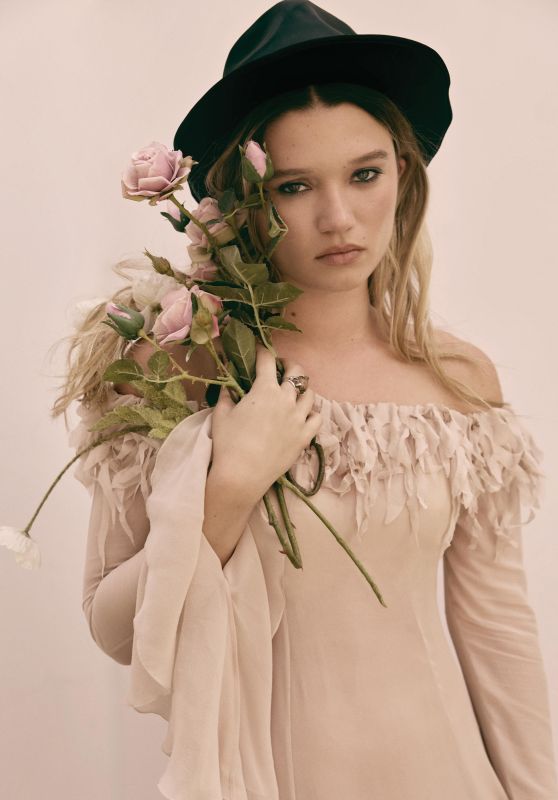Rain Spencer Channels Bohemian Drama for FLAUNT Magazine