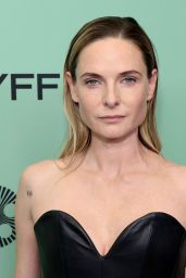 Rebecca Ferguson Commands the Red Carpet in Leather Gown 2025