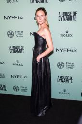 Rebecca Ferguson Commands the Red Carpet in Leather Gown 2025