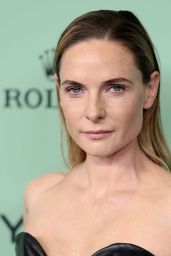 Rebecca Ferguson Commands the Red Carpet in Leather Gown 2025