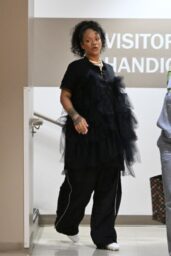 Rihanna Tulle and Track Pants Whiplash Chic