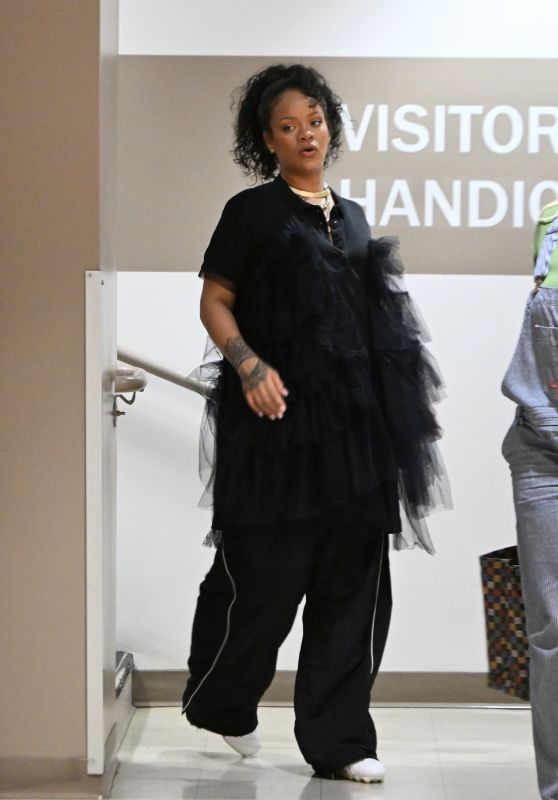 Rihanna Tulle and Track Pants Whiplash Chic