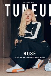 Rosé Champions Classic Reinvention in PUMA’s Monochrome Playground
