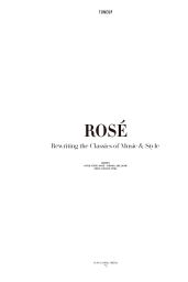 Rosé Champions Classic Reinvention in PUMA’s Monochrome Playground