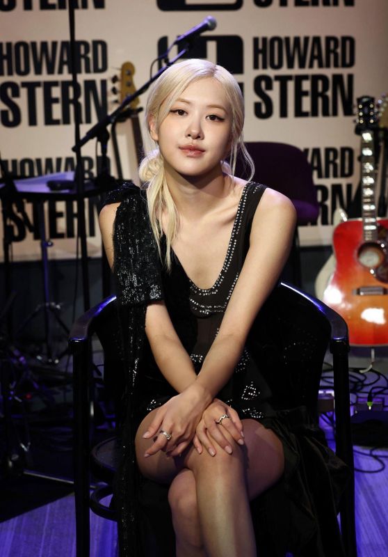 Rosé Commands Howard Stern Appearance in Braided Sparkle Noir