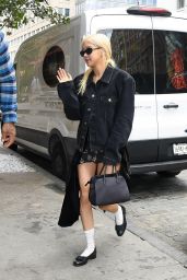 Rosé Commands Manhattan Street Style Oversized Denim Uniform