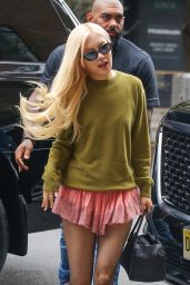 Rosé Commands New York City Street Style Olive Pink Chic