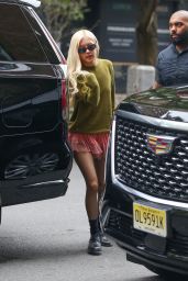 Rosé Commands New York City Street Style Olive Pink Chic