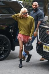 Rosé Commands New York City Street Style Olive Pink Chic