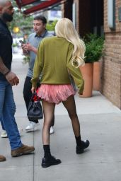 Rosé Commands New York City Street Style Olive Pink Chic