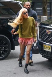 Rosé Commands New York City Street Style Olive Pink Chic