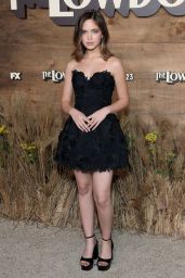 Ryan Kiera Armstrong Unveils The Lowdown Premiere in Floral Noir Whimsy