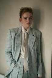 Sadie Sink Unveils a Deconstructed Suit for Armani Beauty