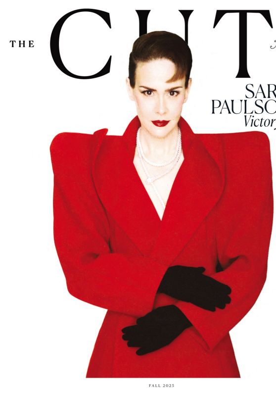 Sarah Paulson Red Velvet Rebellion at The Cut 2025
