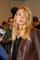 Scarlett Johansson Ignites New York with Moody Neutrals and a Millennial Side Part