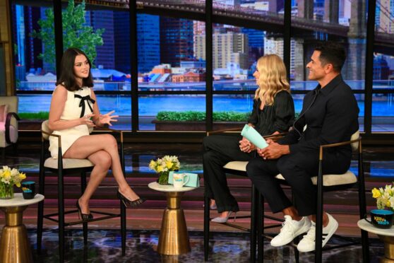 Selena Gomez Debuts Bow-Tied Elegance on Live with Kelly and Mark – Sept 2025