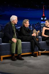 Selena Gomez Tonight Show 2025 Black Dress