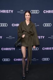 Shailene Woodley attends TIFF in a Max Mara Cape