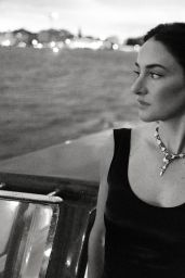 Shailene Woodley - Captures Bold Glamour with Bulgari in Venice