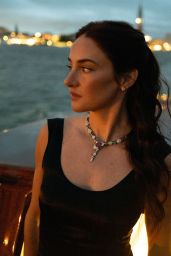 Shailene Woodley - Captures Bold Glamour with Bulgari in Venice