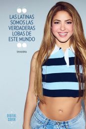 Shakira Champions Heritage Month in Striped Latina Armor