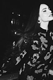 Sofia Carson Unveils Noir Sequins — Photoshoot, Aug 2025
