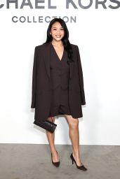Sunisa Lee Elevates Trench Coat Chic at Michael Kors