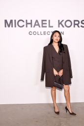 Sunisa Lee Elevates Trench Coat Chic at Michael Kors